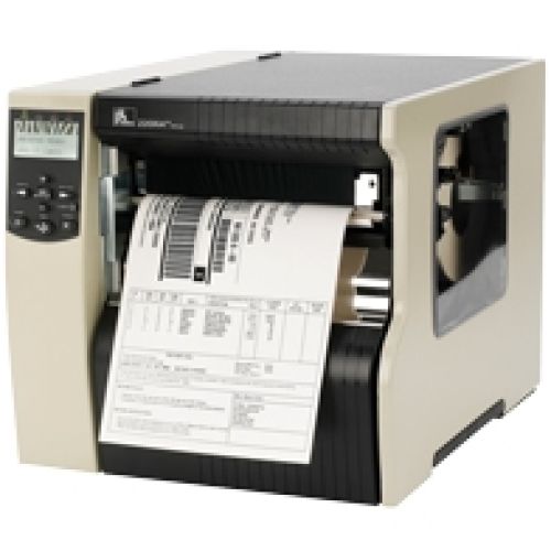 Zebra 220Xi4, 12 dots/mm (300 dpi), peeler, rewind, RTC, multi-IF, print server (ethernet)