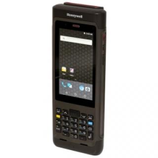 Honeywell Dolphin CN80 adatgyűjtő: 2D, imager (6603ER), billentyűzet (QWERTY, 40 gomb), ESD, kamera (13MP, autó-fókusz), walkie-talkie (Push to talk) lehetőség, 10.7 cm (4.2''), Bluetooth, Wi-Fi (802.11ac), audió, Micro SD foglalat, 854x480 pixel, Qualcomm Octa Core, 2.2GHz, RAM: 3 GB, Flash: 32 GB, Android (7.1), IP65, IP67, Client Pack, akkumulátor, 5800mAh, kézi szíj, érintő ceruza